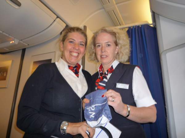 british airways flight attendant